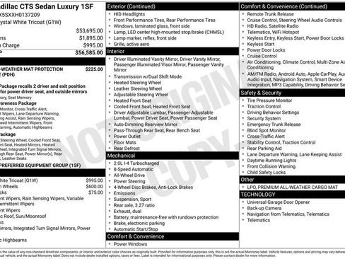 Used 2017 Cadillac CTS Luxury image 11