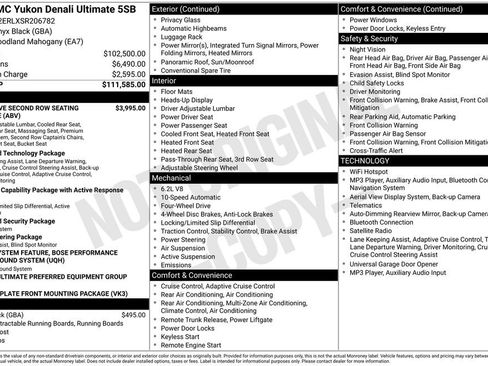 Used 2025 GMC Yukon Denali Ultimate AWD/4WD image 27