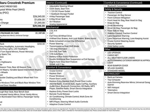 Certified 2024 Subaru Crosstrek 2.0i Premium w/ Popular Package #4 image 10