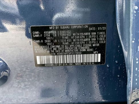 Certified 2023 Subaru Outback Touring image 33