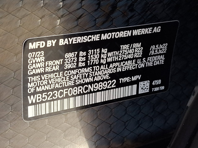 Certified 2024 BMW iX xDrive50 w/ Sport Package AWD/4WD image 31