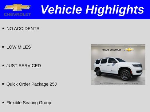 Used 2024 Jeep Wagoneer Series II w/ Flexible Seating Group RWD image 2