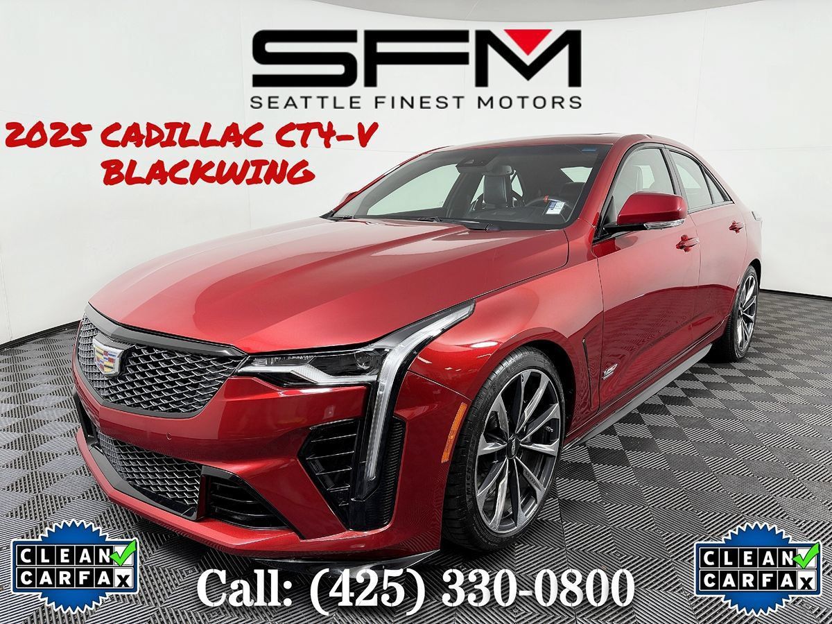 Used 2025 Cadillac CT4 V Blackwing w/ Driver Assist Package RWD image 1