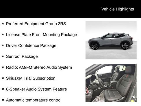 Certified 2026 Chevrolet Trax RS w/ Sunroof Package image 28