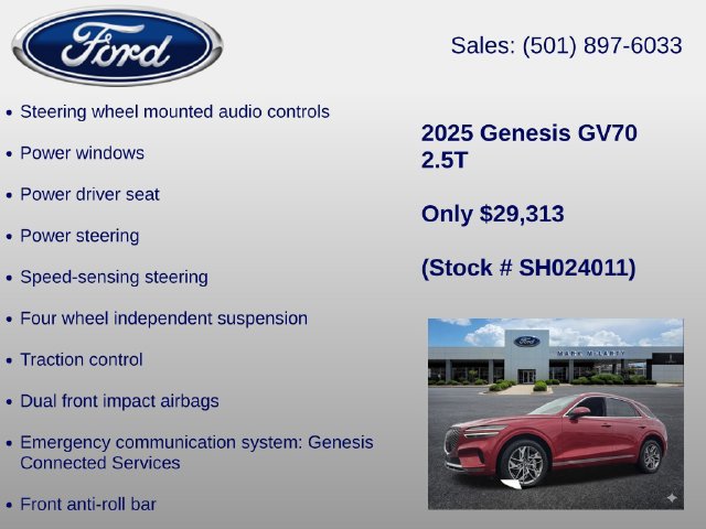 Used 2025 Genesis GV70 2.5T AWD/4WD image 12