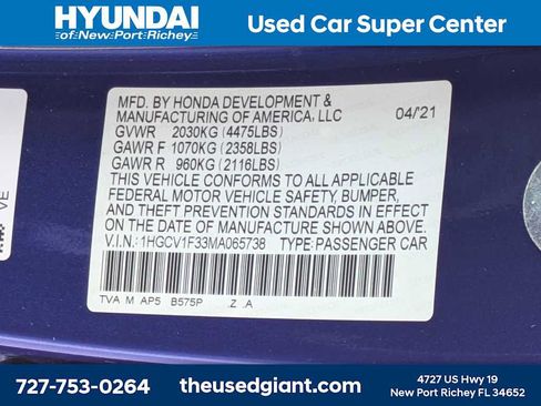 Used 2021 Honda Accord Sport image 36