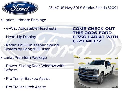 New 2026 Ford F350 Lariat w/ Lariat Ultimate Package AWD/4WD image 30