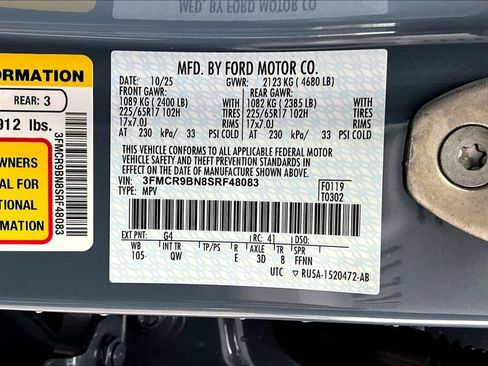 Certified 2025 Ford Bronco Sport Big Bend AWD/4WD image 14