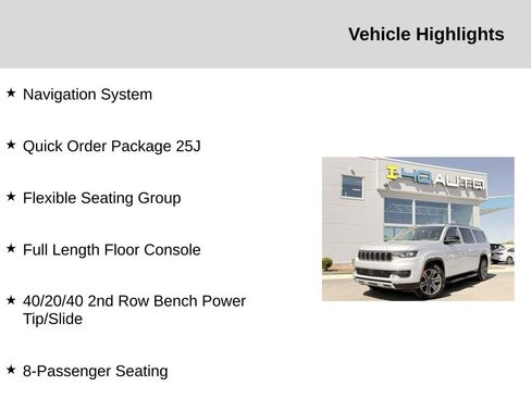 Used 2024 Jeep Wagoneer L Series II w/ Flexible Seating Group AWD/4WD image 2