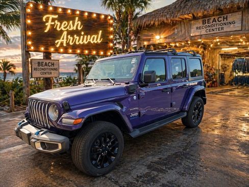Used 2023 Jeep Wrangler Unlimited Sahara w/ Cold Weather Group AWD/4WD image 1