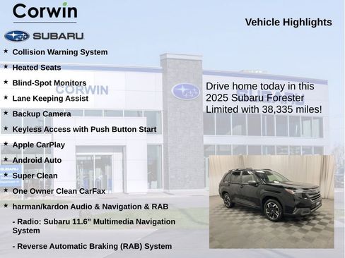 Used 2025 Subaru Forester Limited AWD/4WD image 6