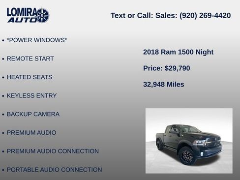 Used 2018 RAM 1500 Sport AWD/4WD image 27