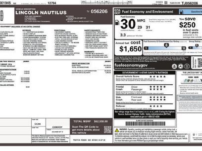 New 2026 Lincoln Nautilus Premier w/ Jet Appearance Package