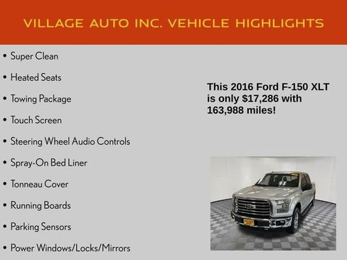 Used 2016 Ford F150 XLT w/ Equipment Group 302A Luxury image 7