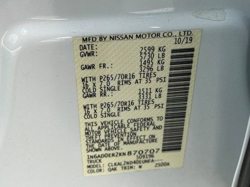 Used 2019 Nissan Frontier SV w/ Value Truck Package image 30