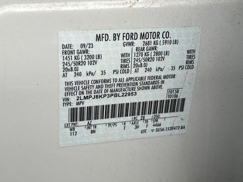 Used 2023 Lincoln Nautilus Reserve w/ Equipment Group 201A image 27