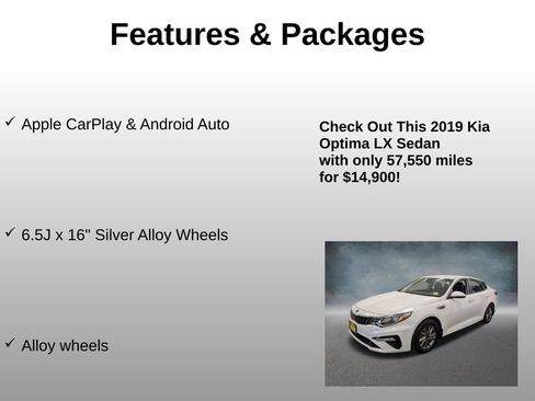 Used 2019 Kia Optima LX FWD image 8