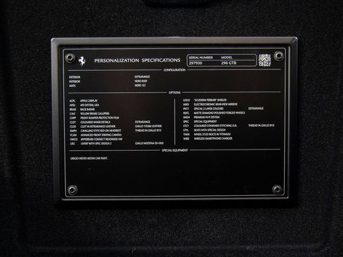 Certified 2023 Ferrari 296 GTB RWD image 32