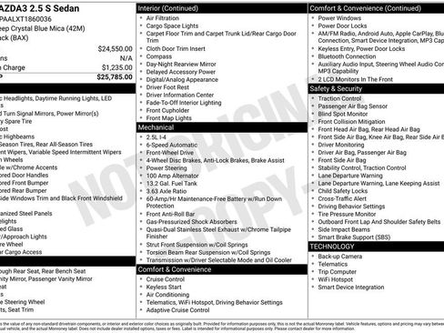 New 2026 MAZDA MAZDA3 s image 3