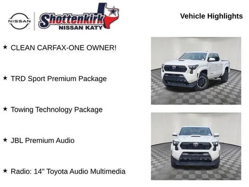 Used 2024 Toyota Tacoma TRD Sport w/ TRD Sport Premium Package AWD/4WD image 6