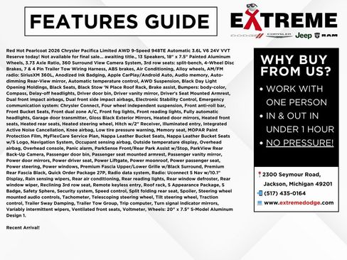 New 2026 Chrysler Pacifica Limited w/ S Appearance Package image 2