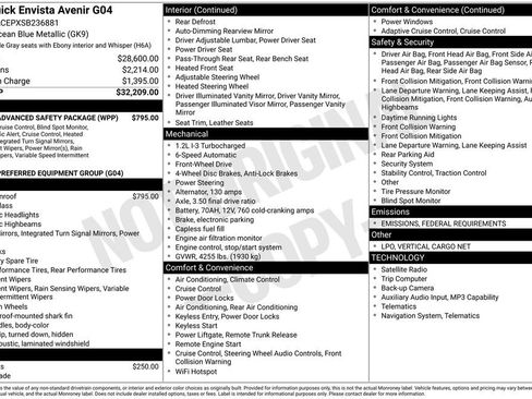 New 2025 Buick Envista Avenir image 4