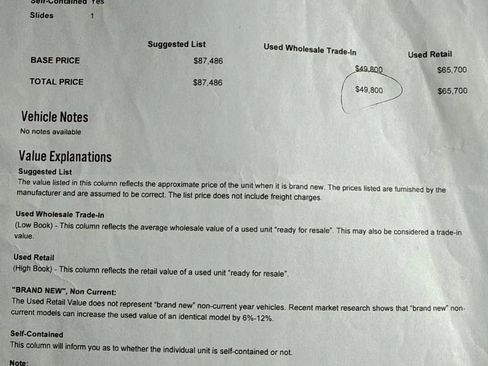 Used 2016 Ford E-450 and Econoline 450 Super Duty w/ Motorhome Prep Package image 13