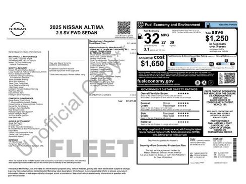Used 2025 Nissan Altima 2.5 SV w/ SV Premium Package FWD image 35