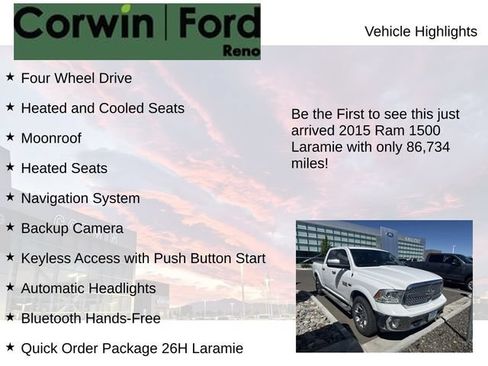 Used 2015 RAM 1500 Laramie AWD/4WD image 4