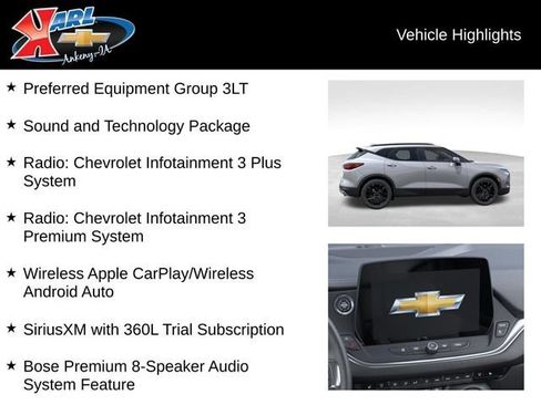 New 2026 Chevrolet Blazer LT w/ Sound & Technology Package AWD/4WD image 3