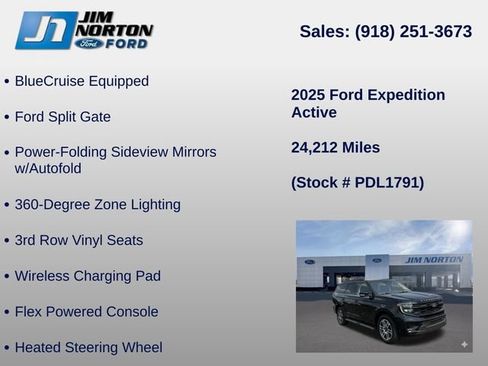 Used 2025 Ford Expedition Active AWD/4WD image 41