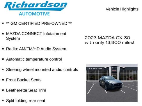 Used 2023 MAZDA CX-30 AWD 2.5 S w/ Select Package image 11