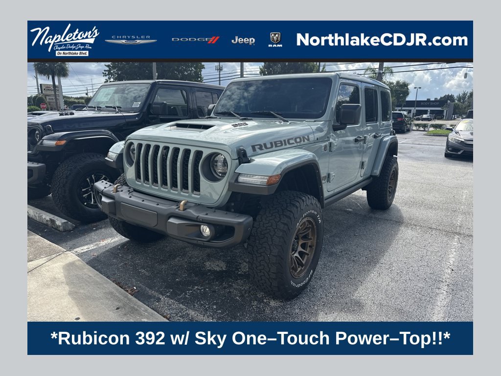 Used 2023 Jeep Wrangler Unlimited Rubicon 392 w/ Trailer Tow Package AWD/4WD image 1