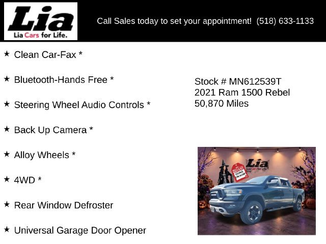 Used 2021 RAM 1500 Rebel w/ Rebel Level 1 Equipment Group AWD/4WD image 18