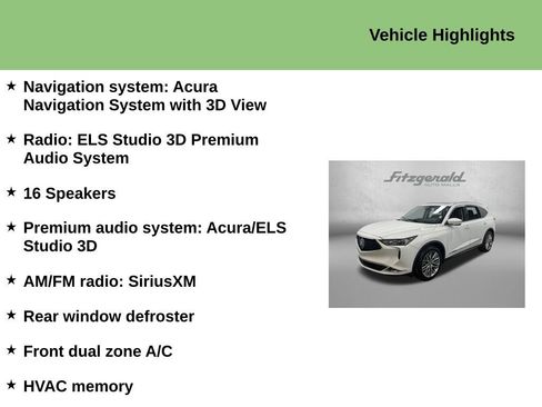 Used 2022 Acura MDX SH-AWD w/ Advance Package image 9