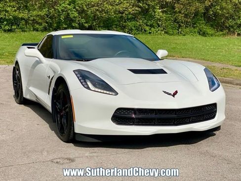 Used 2016 Chevrolet Corvette Stingray Coupe w/ Carbon Flash Badge Package image 1