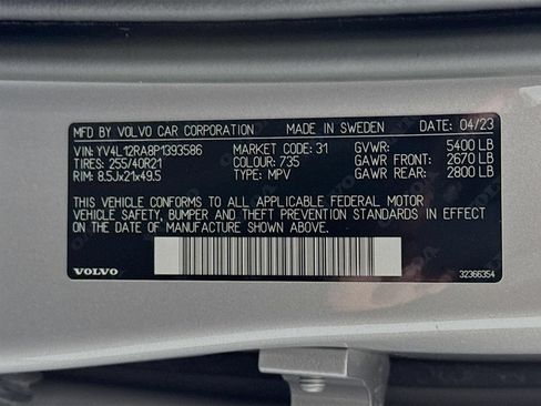 Used 2023 Volvo XC60 B5 Ultimate w/ Climate Package AWD/4WD image 35