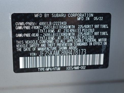Used 2022 Subaru Forester Wilderness w/ Wilderness Package AWD/4WD image 34