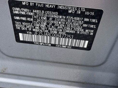 Used 2016 Subaru Forester 2.5i w/ Alloy Wheel Package AWD/4WD image 34
