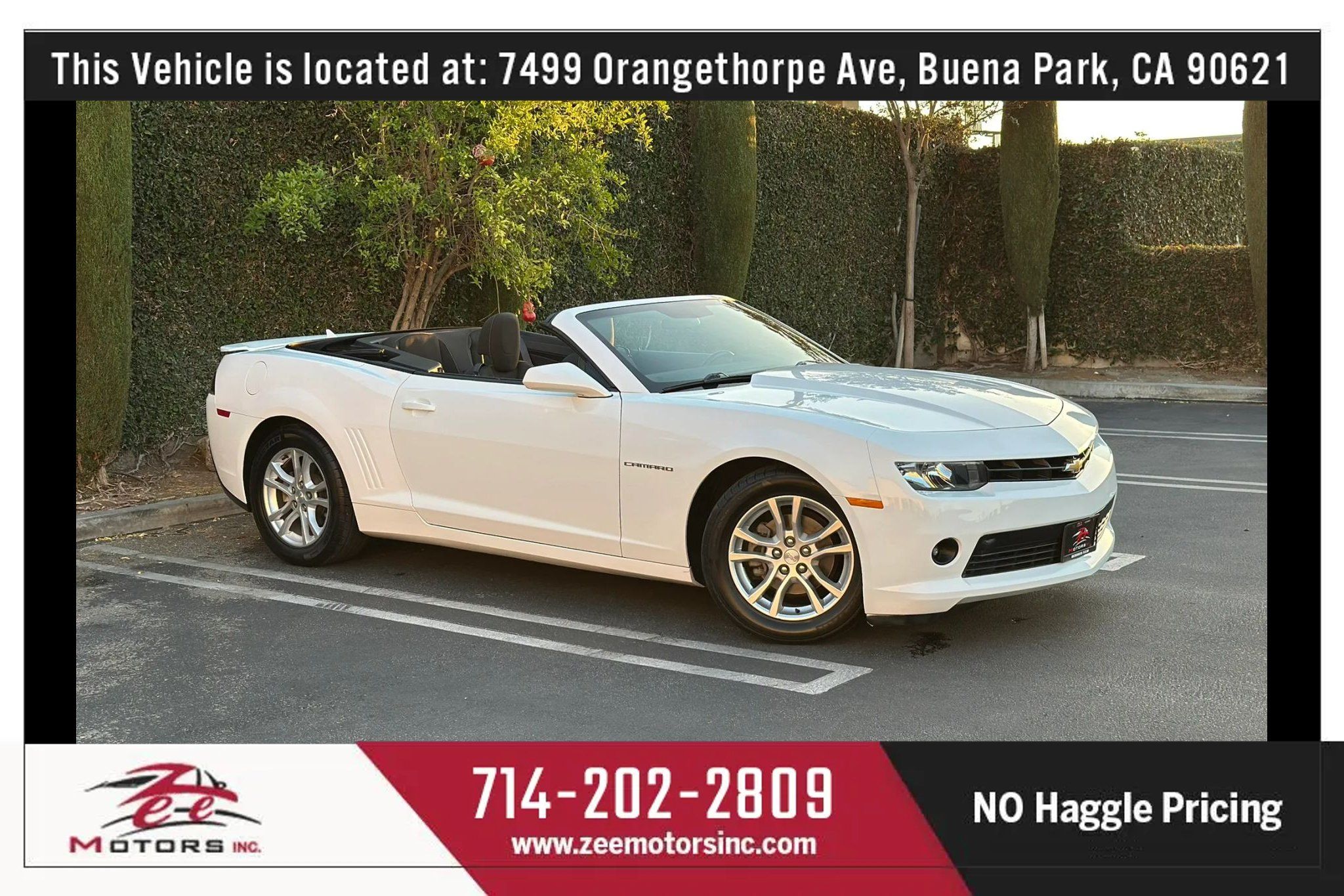 Used 2014 Chevrolet Camaro LT RWD image 1