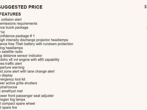 Used 2015 Buick LaCrosse Leather w/ Experience Buick Package image 16