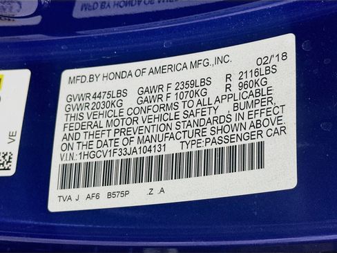 Used 2018 Honda Accord Sport image 12