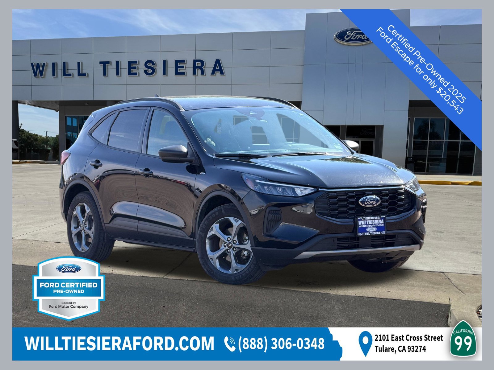 Certified 2025 Ford Escape ST-Line FWD 360° Tour