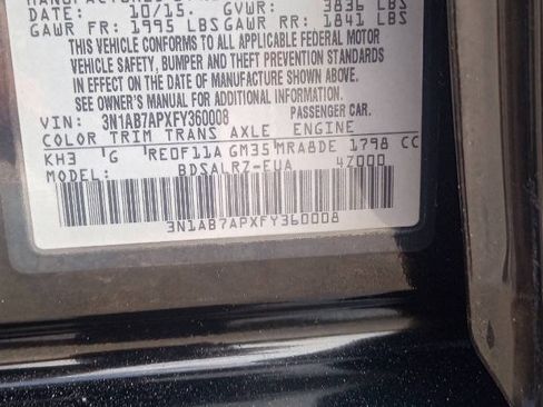 Used 2015 Nissan Sentra SR FWD image 20