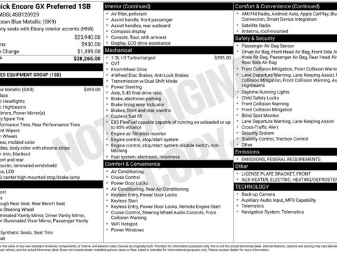 New 2025 Buick Encore GX Preferred image 3