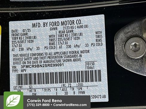 New 2025 Ford Bronco Sport Big Bend w/ Convenience Package image 33