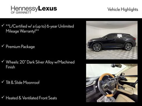 Used 2022 Lexus RX 350 FWD w/ Premium Package image 12