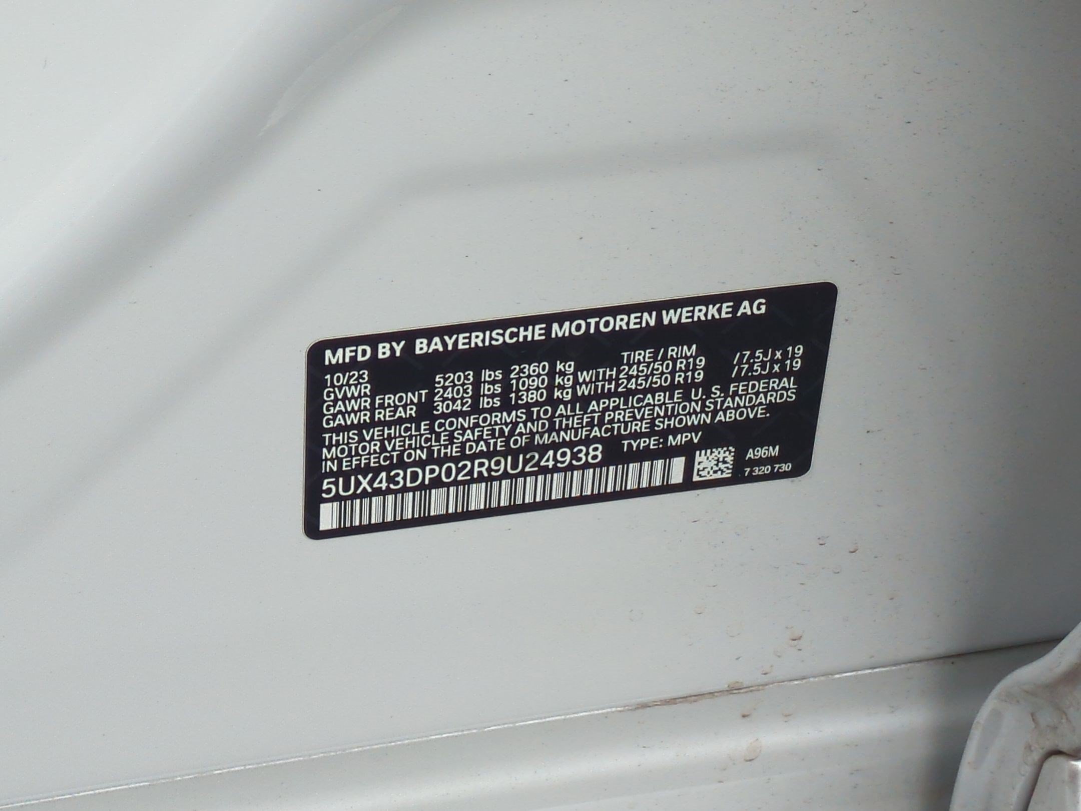 Certified 2024 BMW X3 sDrive30i w/ Premium Package RWD image 32