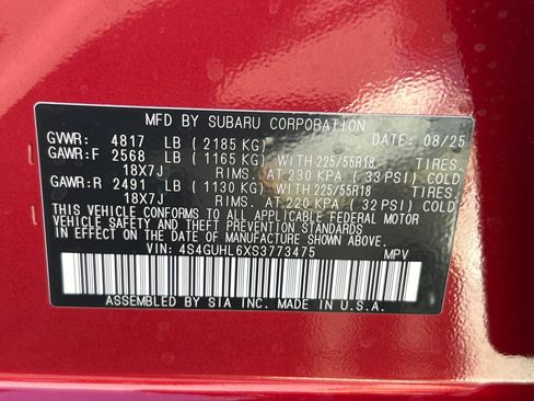 New 2025 Subaru Crosstrek 2.5i Limited w/ Popular Package #4A image 27