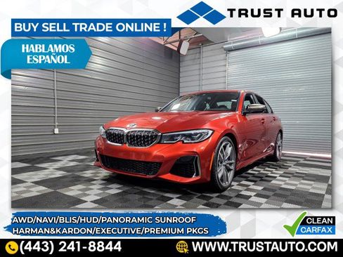 Used 2020 BMW M340i xDrive M340i xDrive AWD Sedan w/ Executive Package image 1